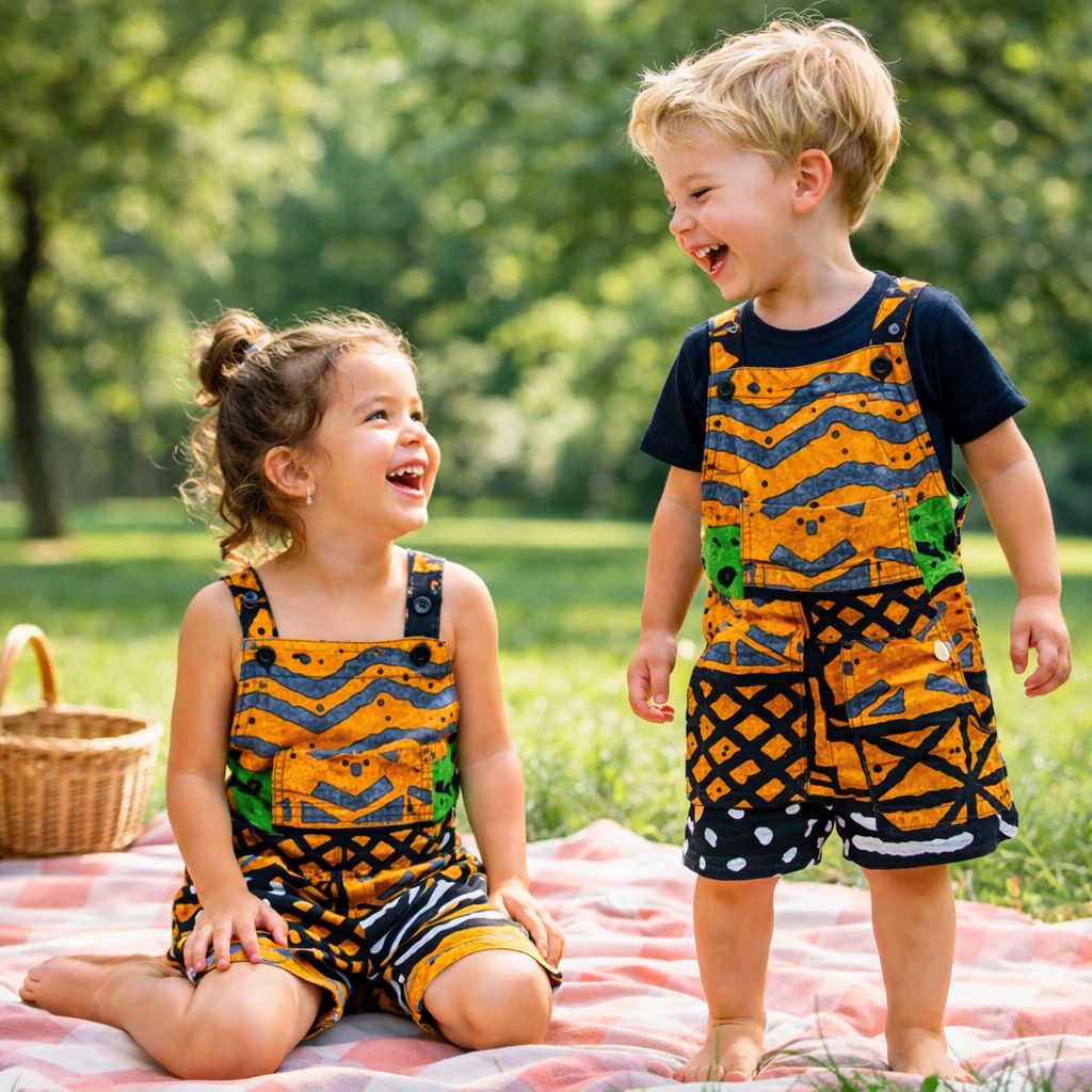 Wax Print Jumpsuits