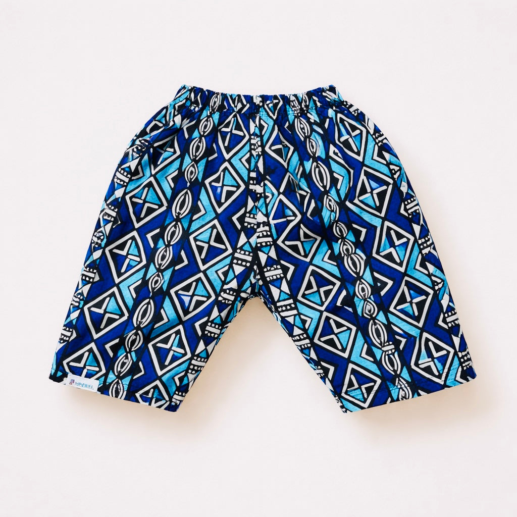 Wax Print Shorts