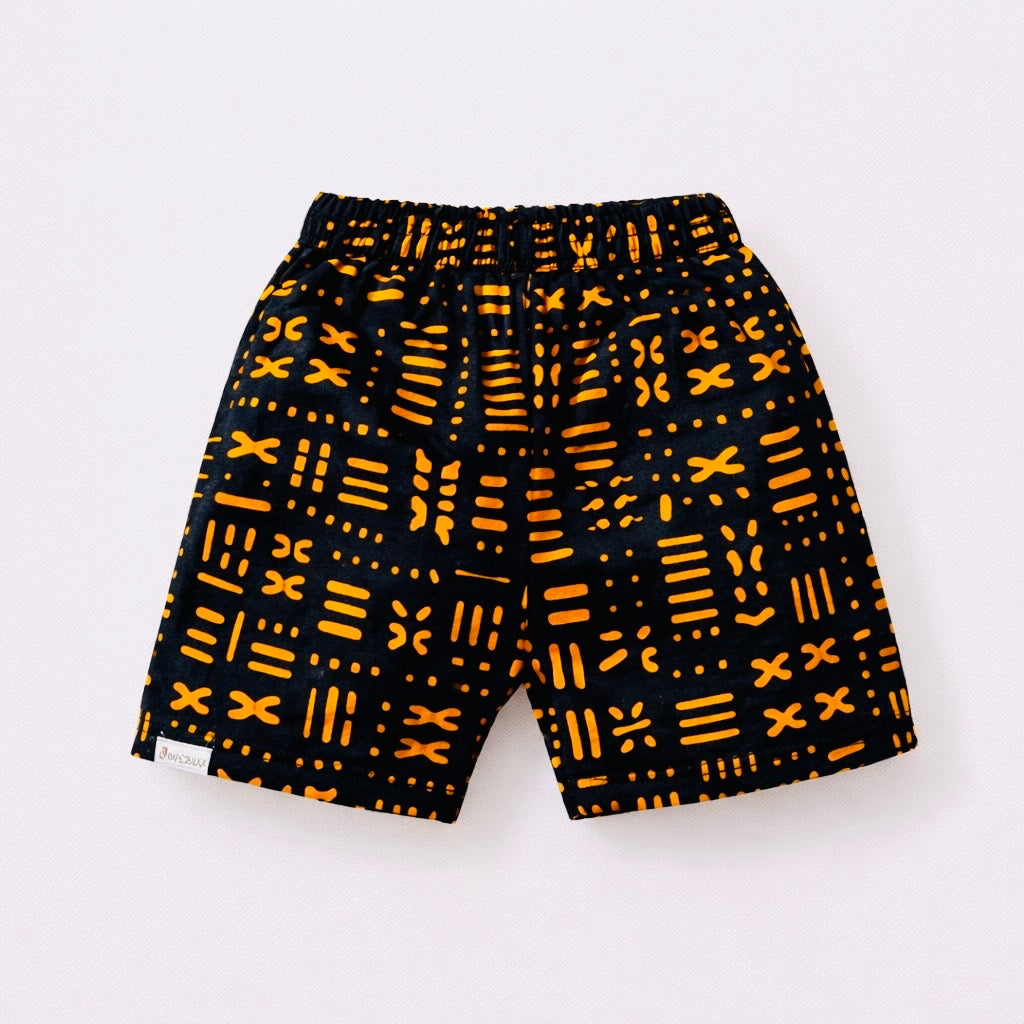 Wax Print Shorts