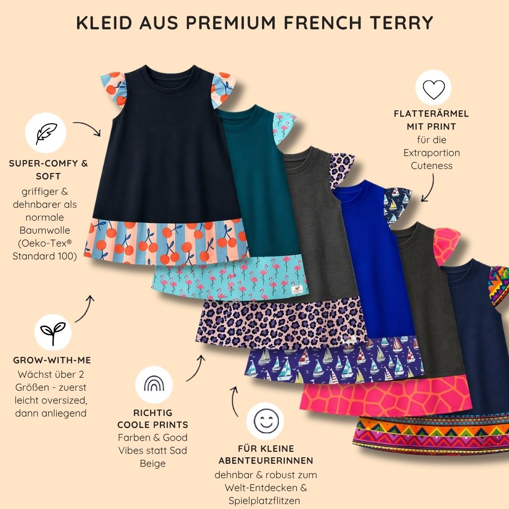 KLEID aus Premium French Terry