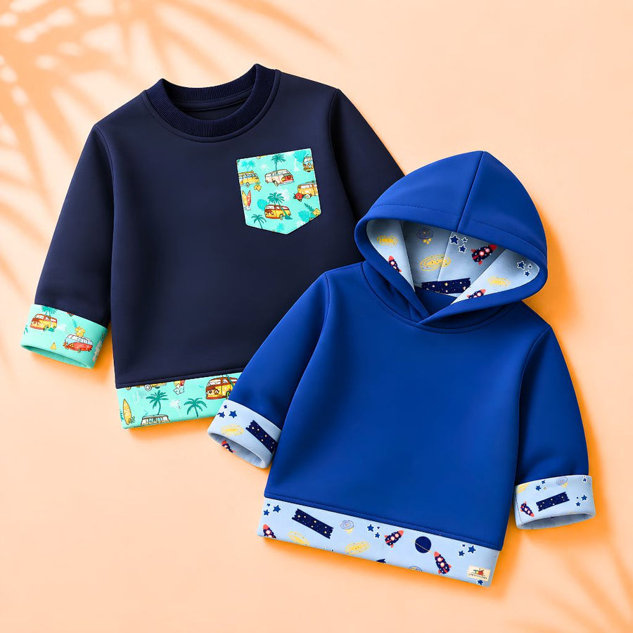 SWEATER + HOODIE