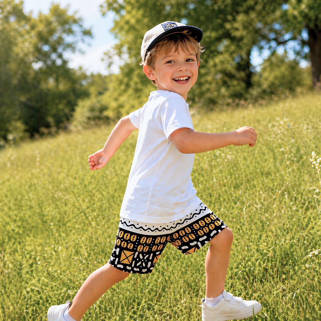 Wax Print Shorts
